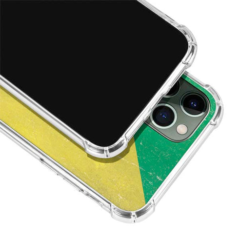 Republic of the Congo Flag Distressed iPhone 12 Pro Clear Case
